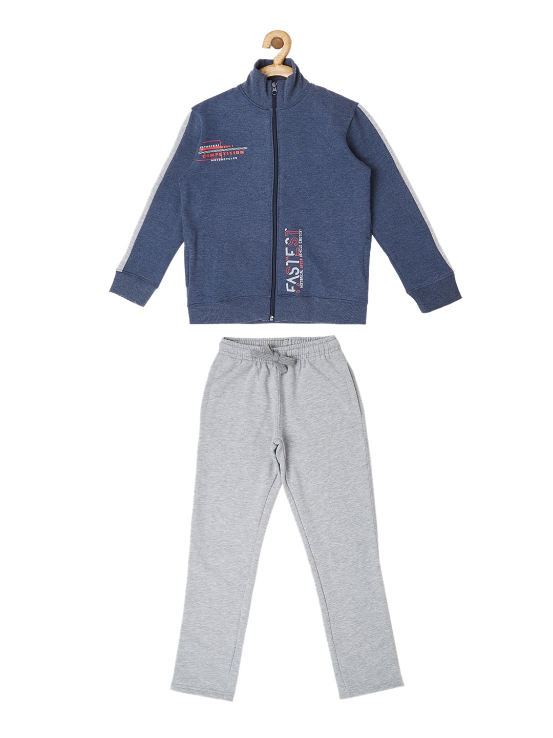 

Sweet Dreams Boys Solid Night Suit, Navy blue