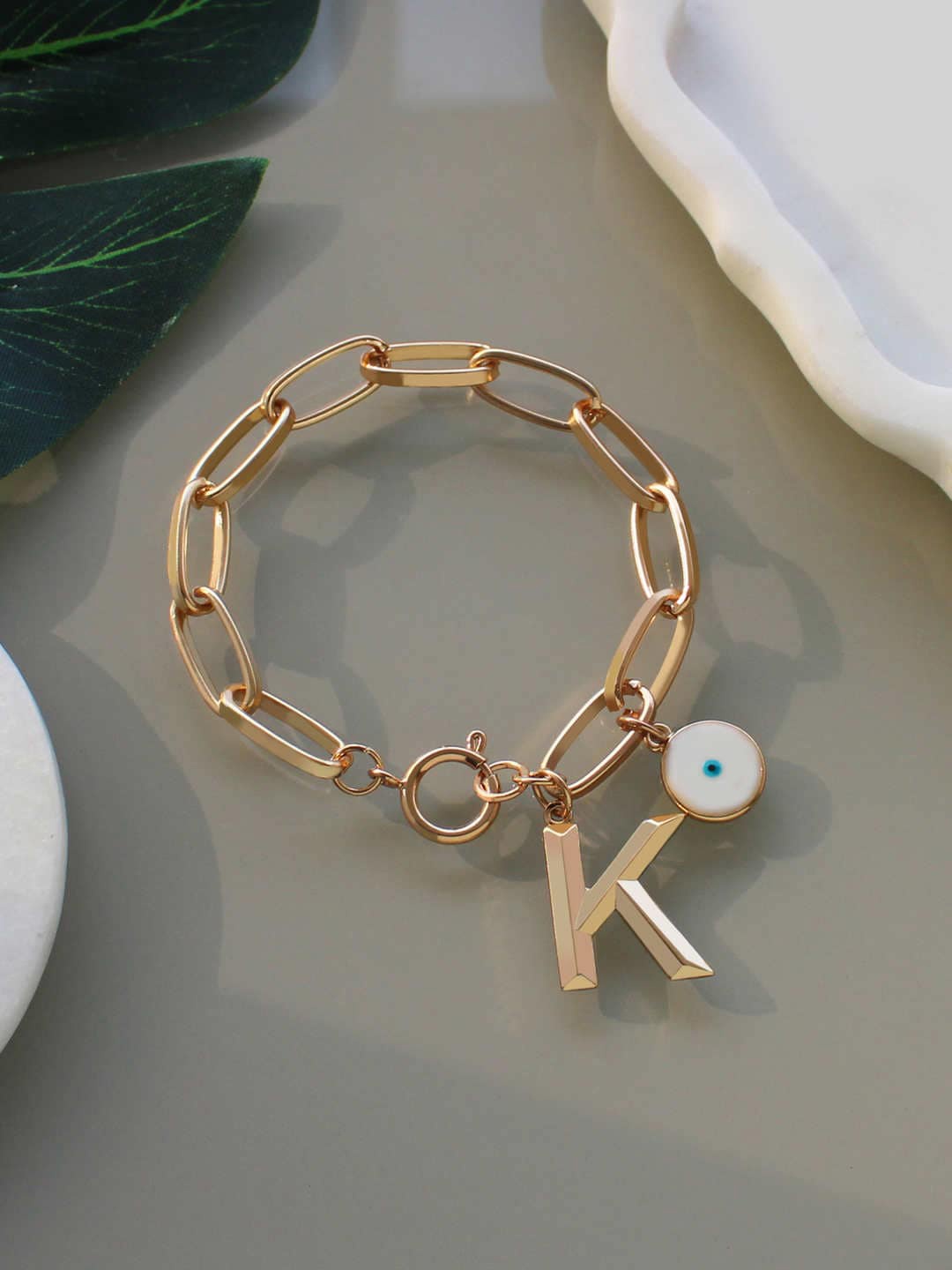 

Runway Ritual Women Gold-Plated Charm Bracelet