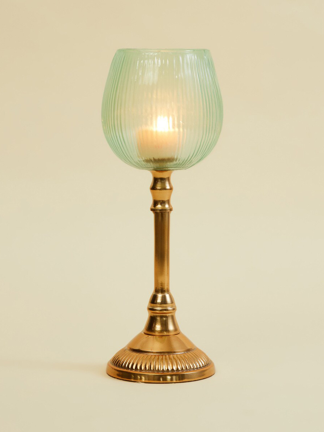 

Home Centre Blue Textured Votive Candle Holder