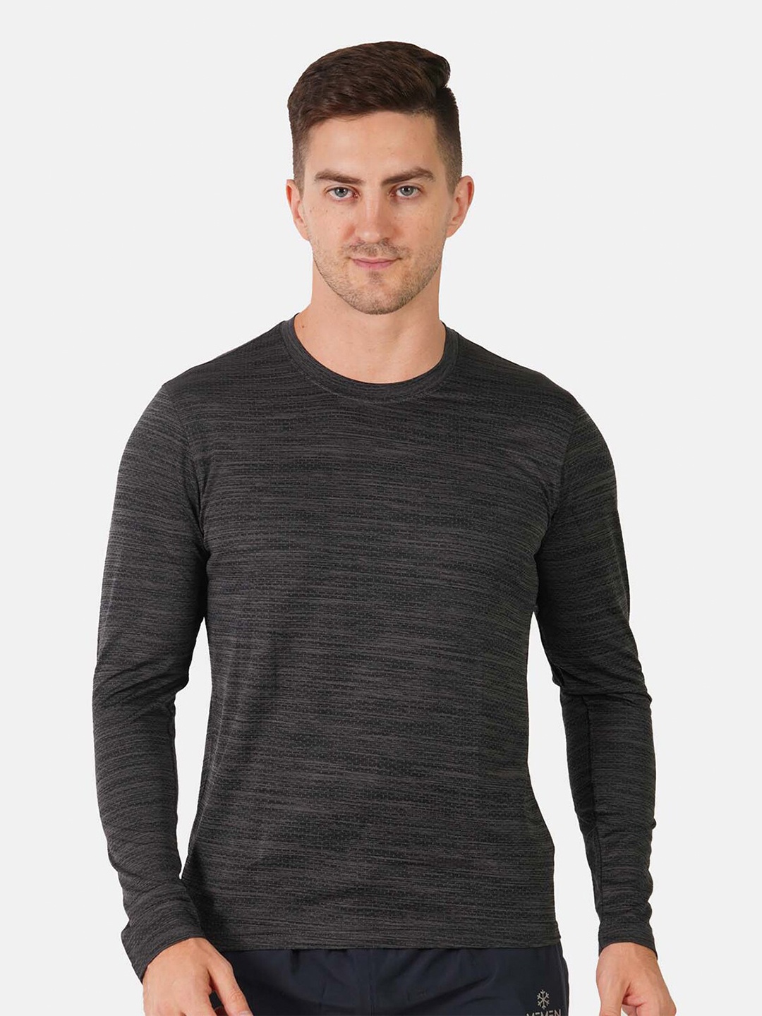 

MEMEN Men Black T-shirt