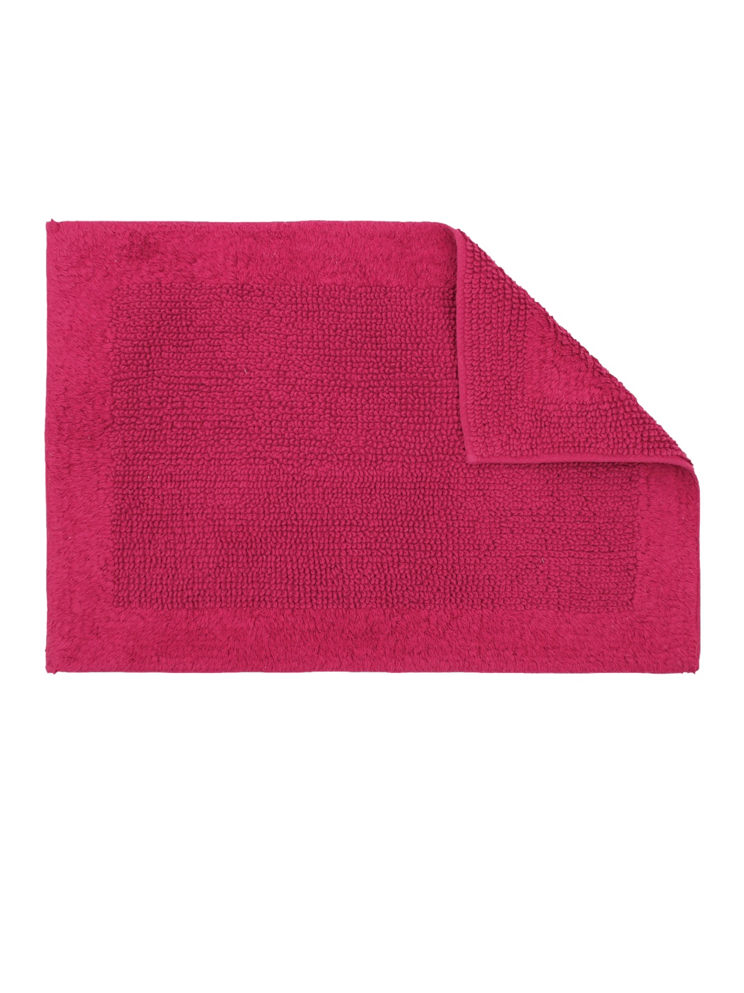 

AVI Living Red Textured Pure Cotton 1850 GSM Bath Rugs