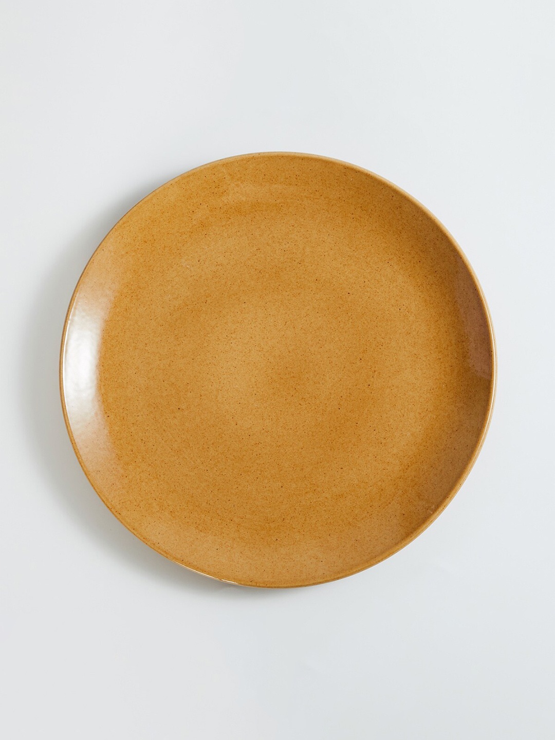

Home Centre Yellow & 1 Pieces Stoneware Glossy Plates