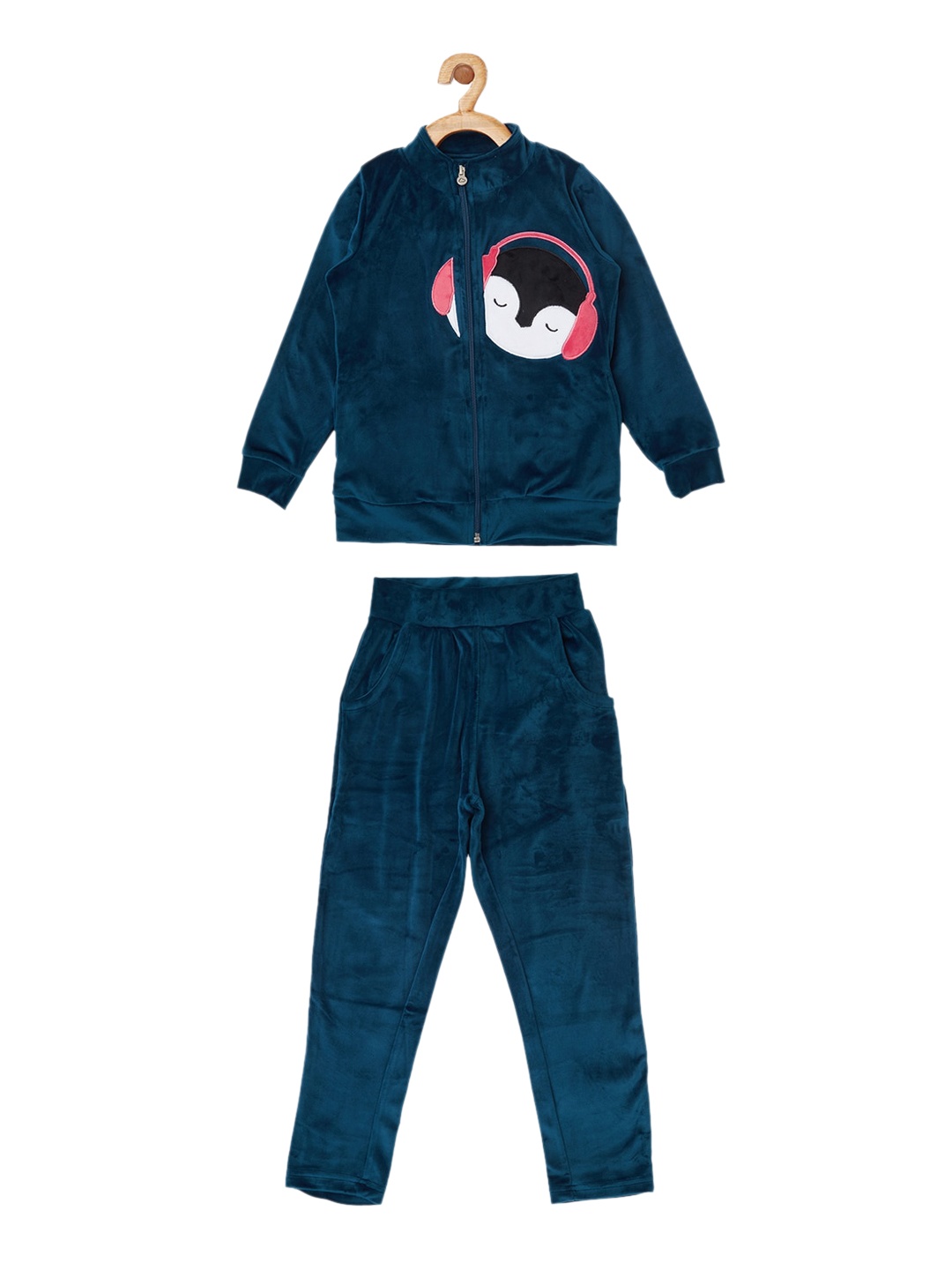 

Sweet Dreams Boys Solid Night suit, Teal