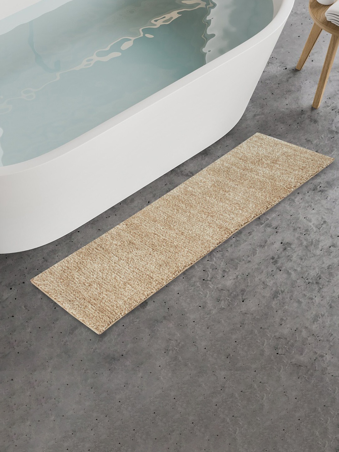 

Home Centre Beige Textured Anti-Skid Bath Rug