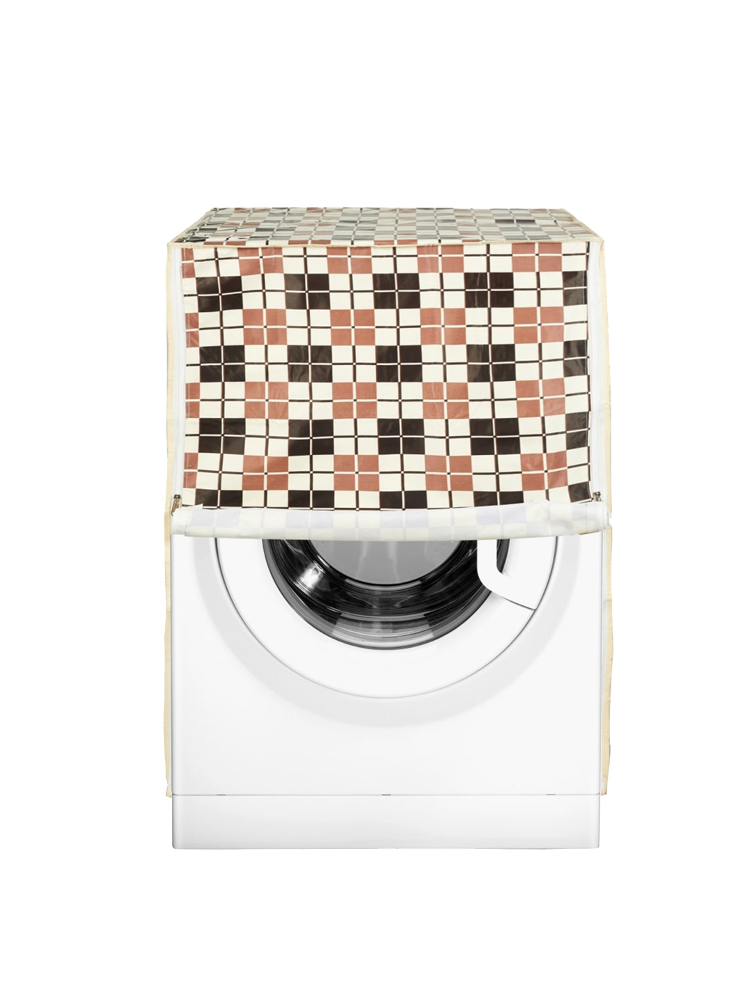 

Home Centre Multicolored Printed Front Load Washing Machine Cover, Multi