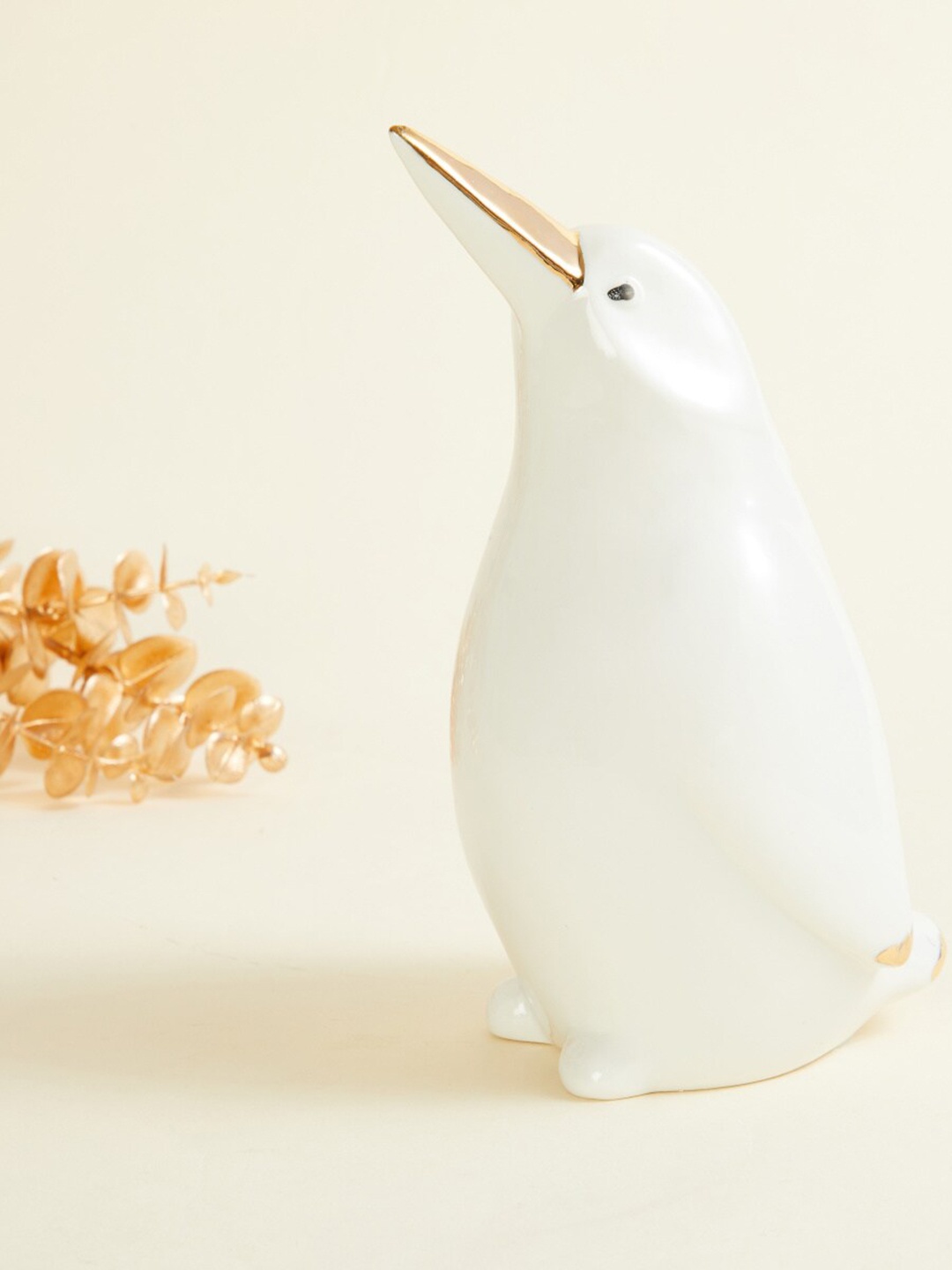 

Home Centre White Solid Ceramic Decorative Bird Figurine Showpiece