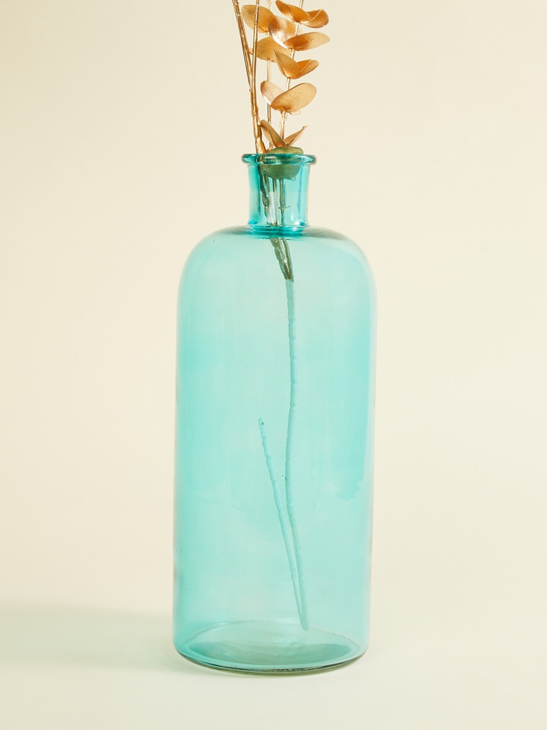 

Home Centre Blue Solid Glass Vase