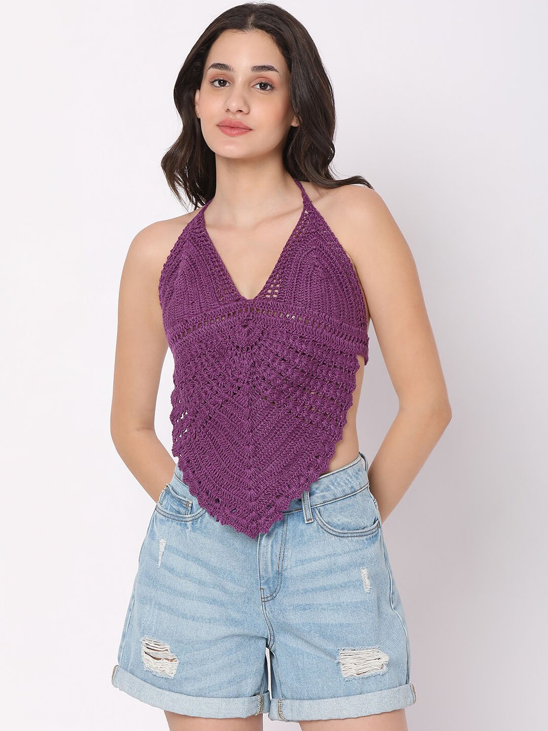 

Smarty Pants Women Burgundy Solid Swim Tops