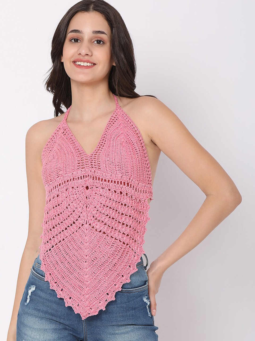 

Smarty Pants Women Pink Solid Swim Tops