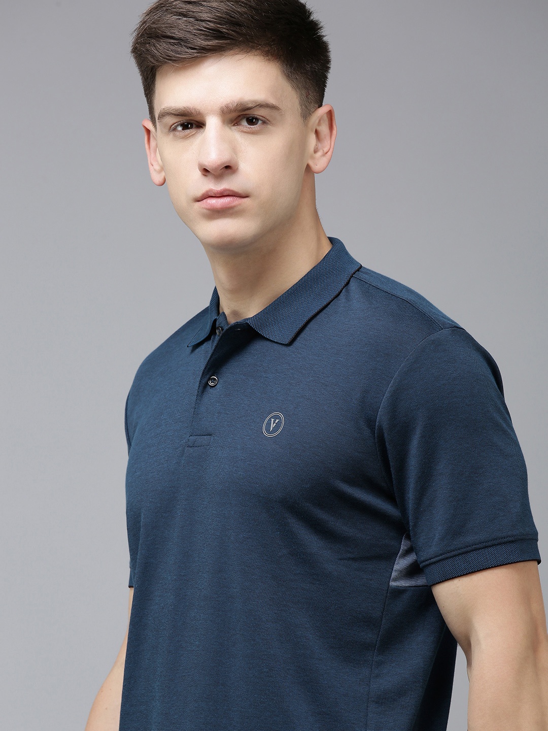 

Van Heusen Flex Men Polo Collar T-shirt, Blue