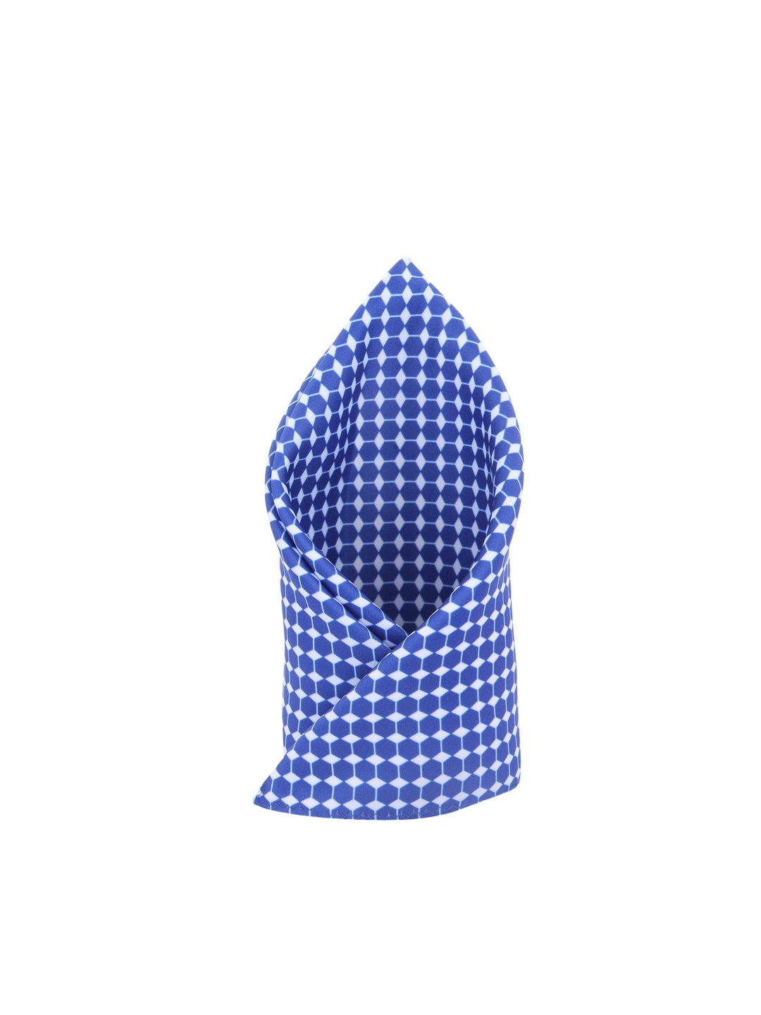 

Alvaro Castagnino Blue Printed Pocket Square
