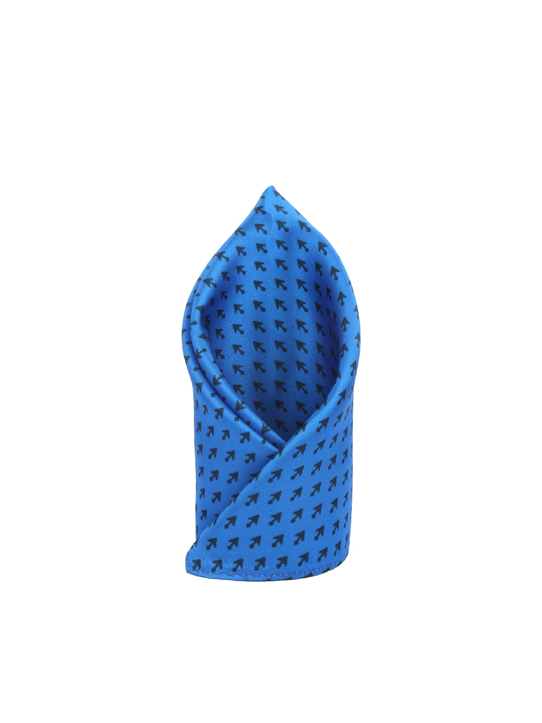 

Alvaro Castagnino Blue & Black Printed Pocket Square