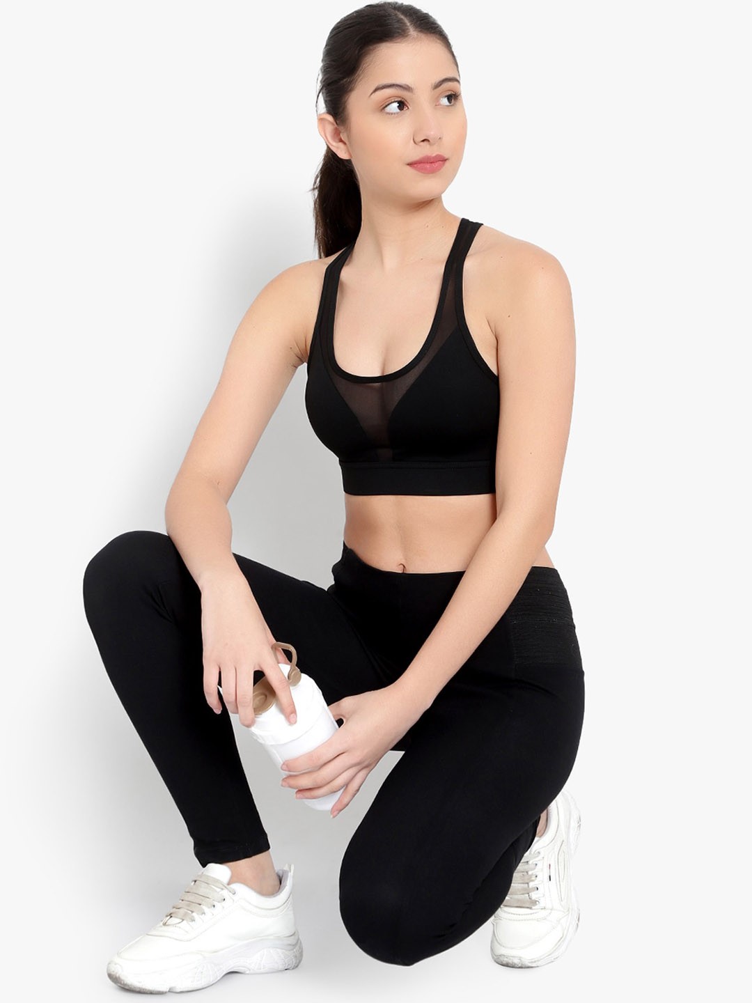 

PARKHA Women Black Bra