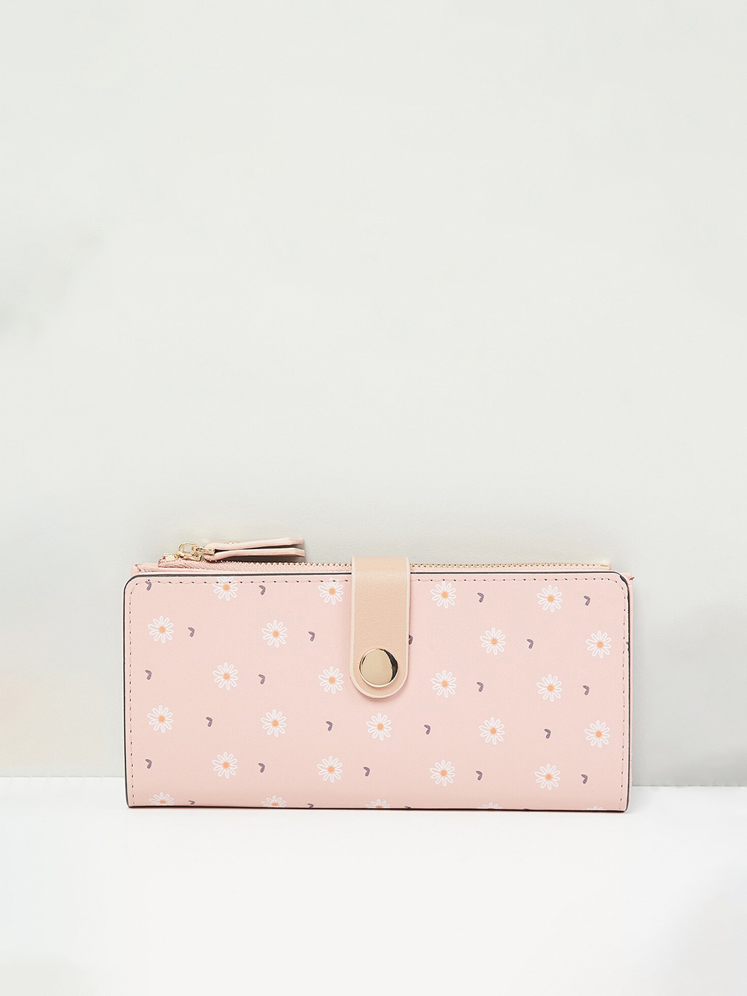 

max Women Printed Bi-Fold Wallet, Pink