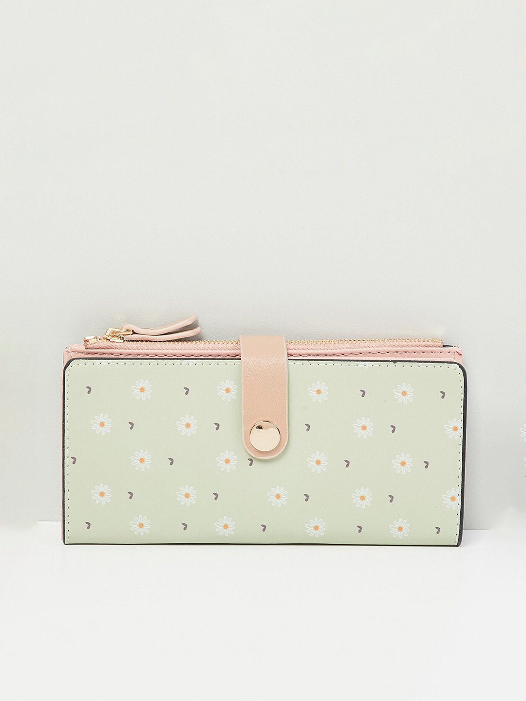 

max Women Printed Bi-Fold Wallet, Green