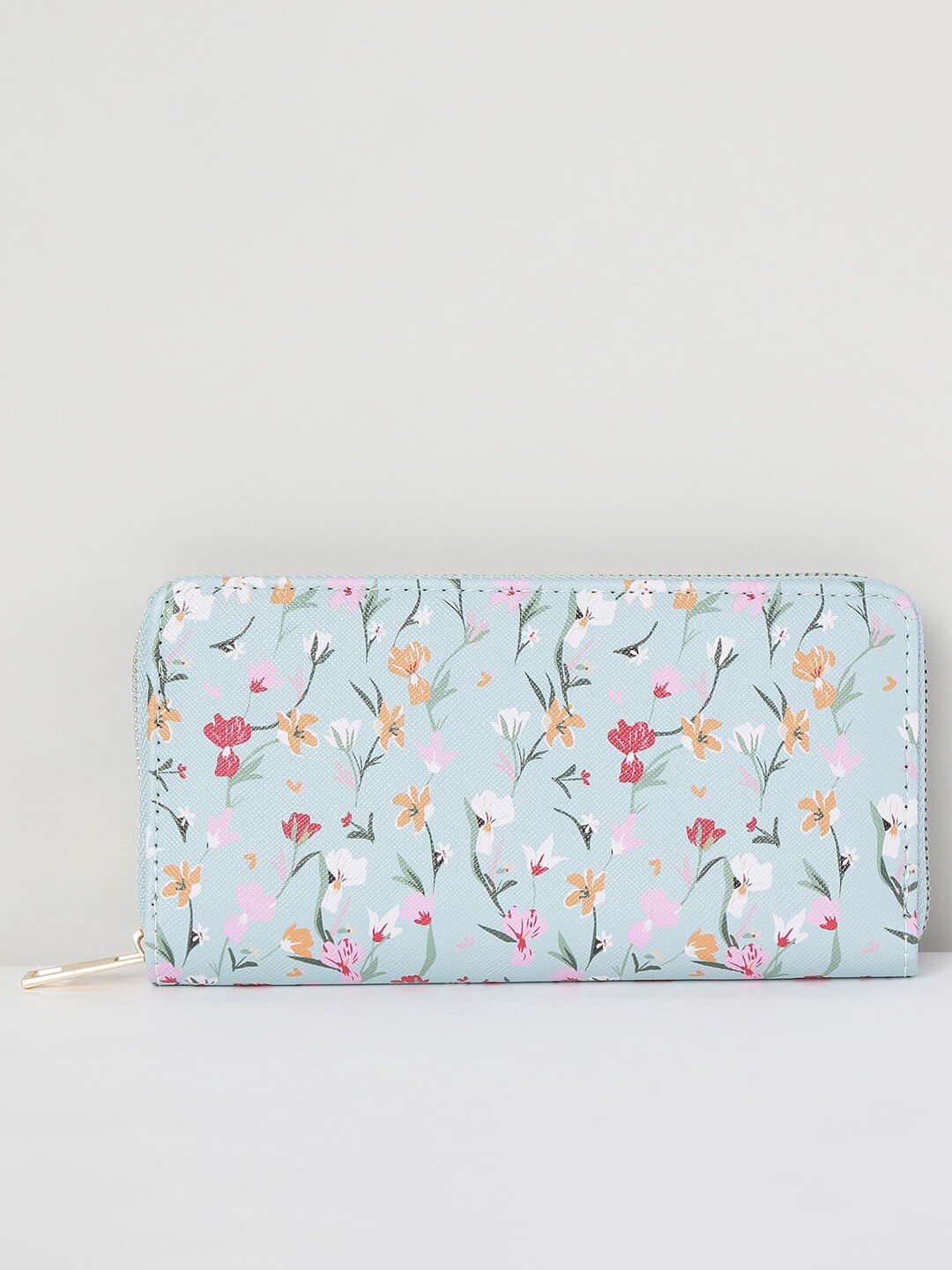 

max Women Printed Zip-Around Wallet, Sea green