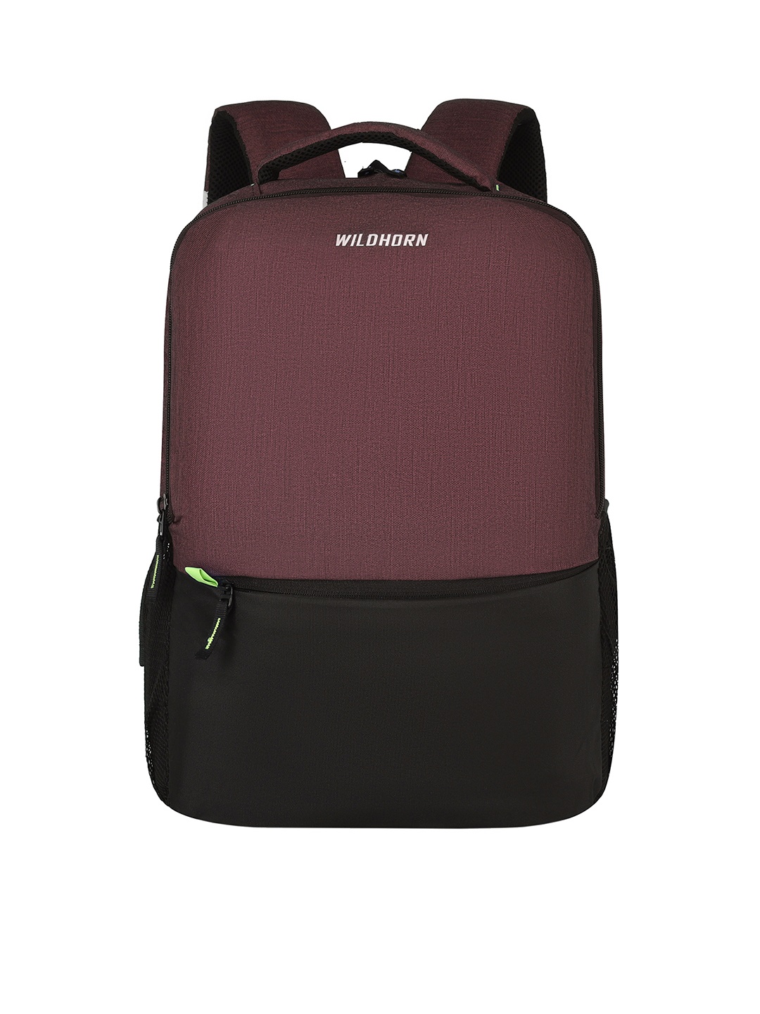 

WildHorn Unisex Colourblocked Backpack with Compression Straps, Maroon