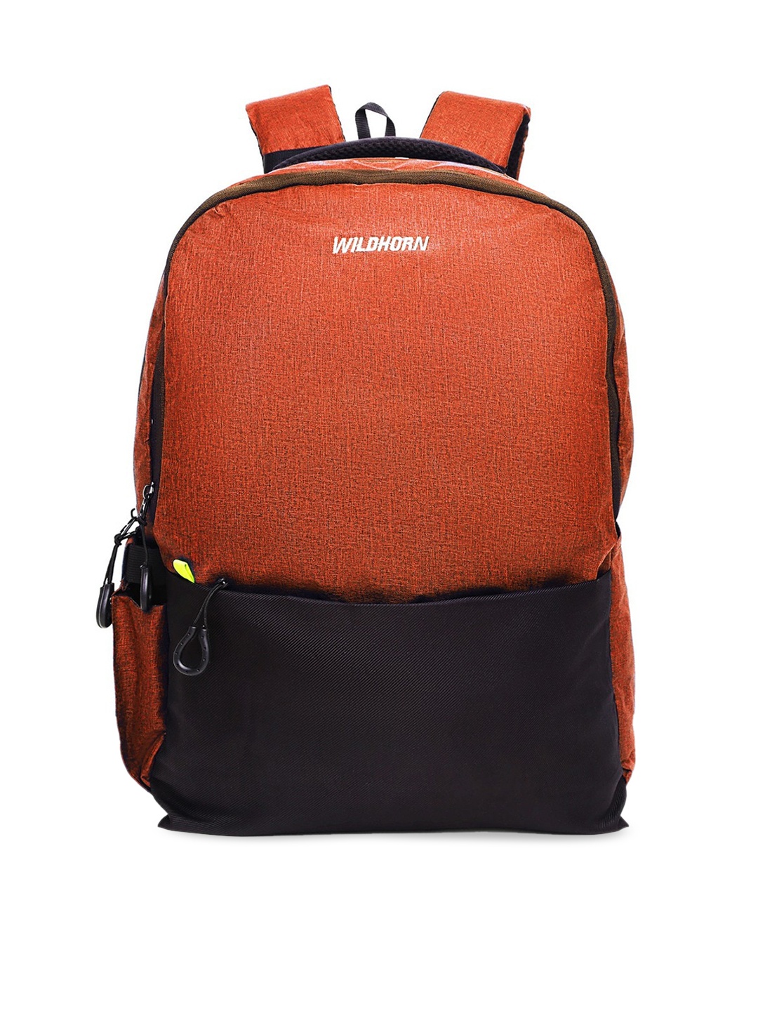 

WildHorn Unisex Colourblocked Backpack with Compression Straps, Rust