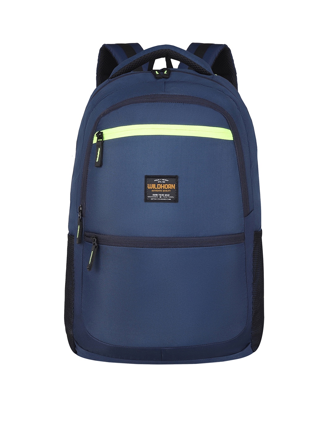 

WildHorn Unisex Backpack with Compression Straps, Blue