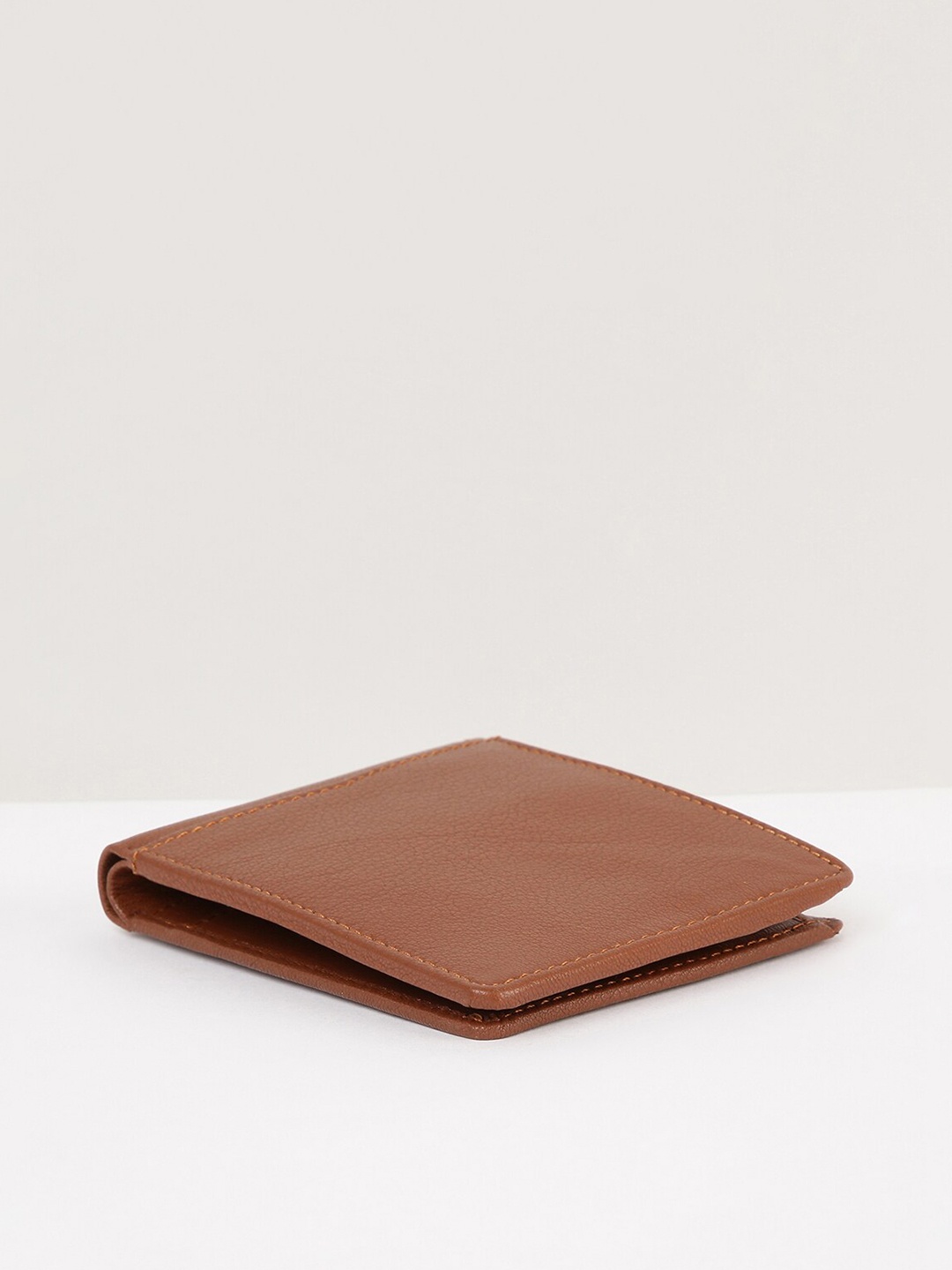 

max Men Solid Bi-Fold Wallet, Tan