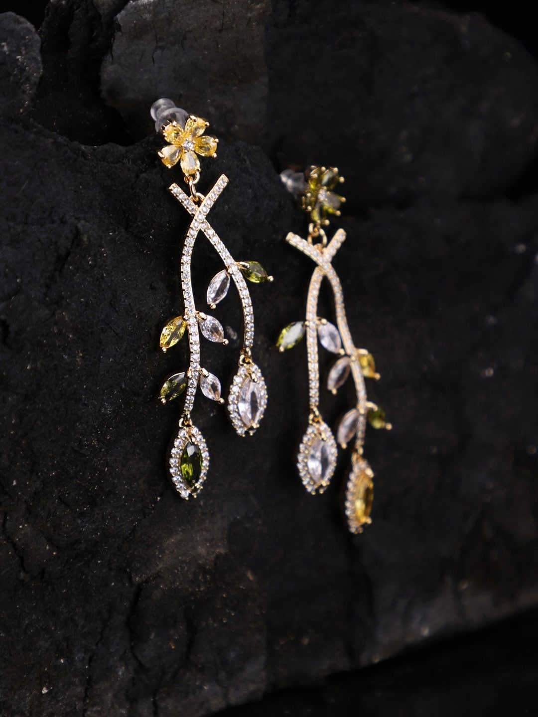 

anore 18K Gold Plated Classic Drop Earrings