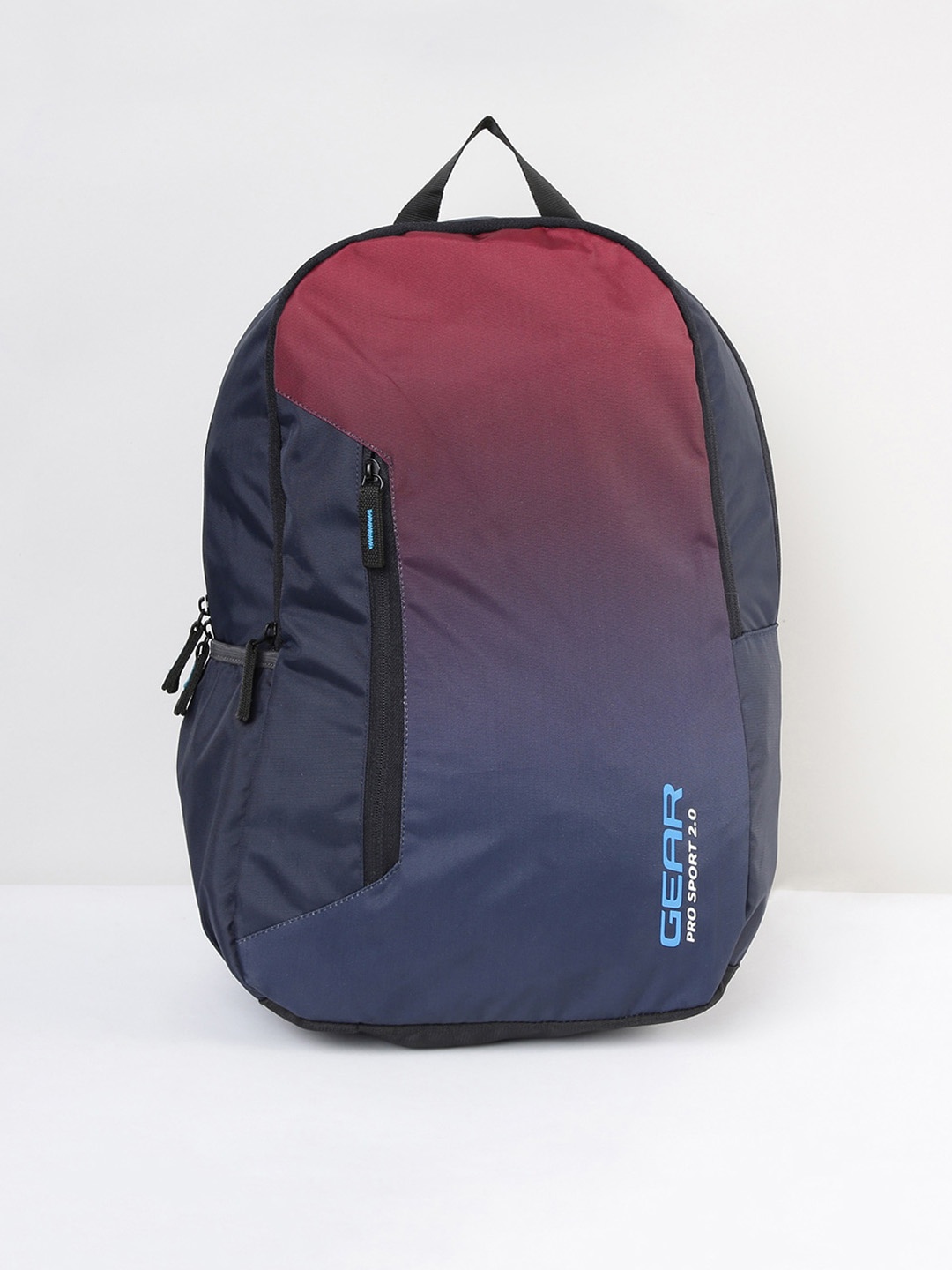 

max Men Blue & Red Graphic Backpack