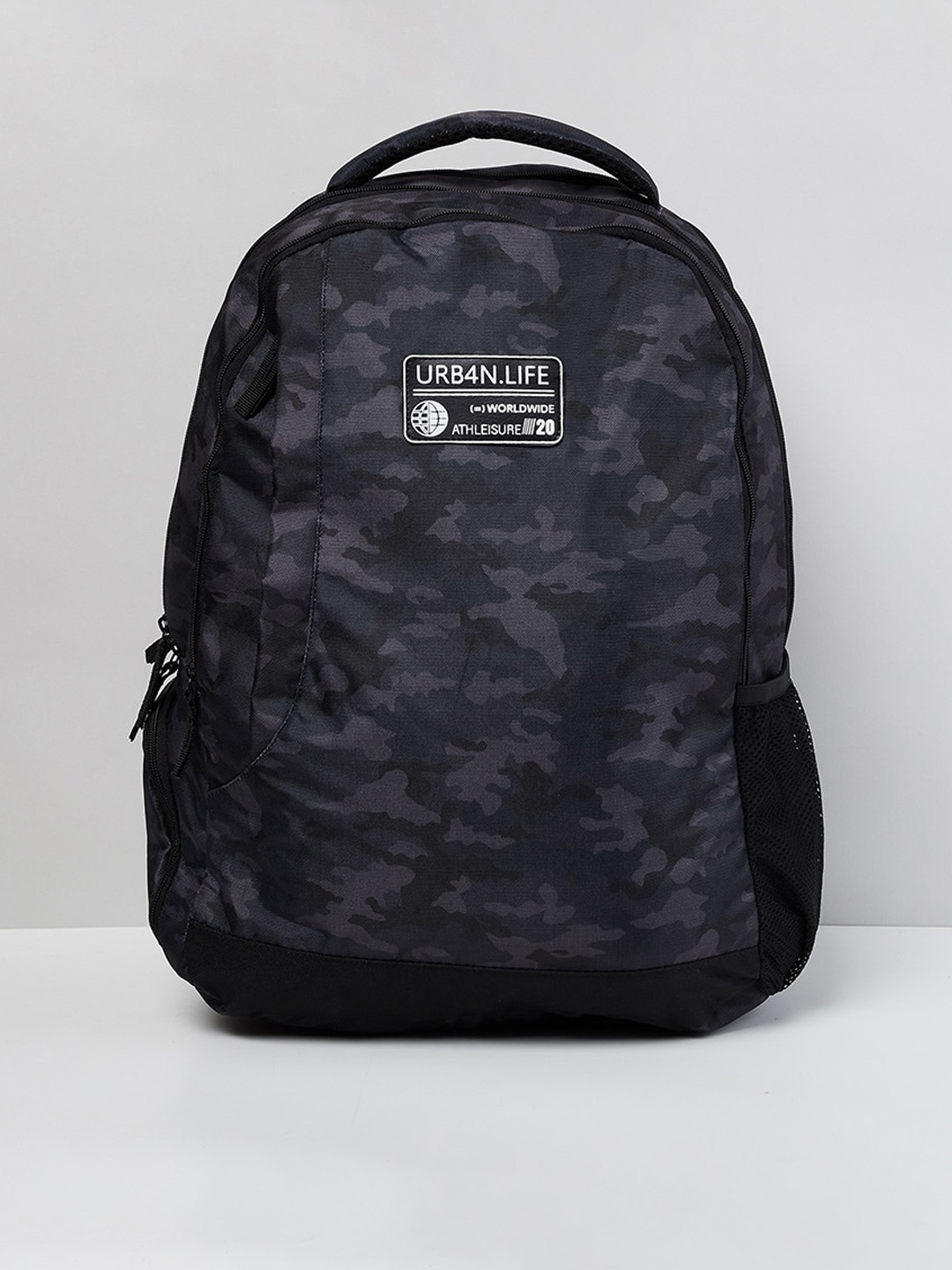 

max Men Black Camouflage Backpack