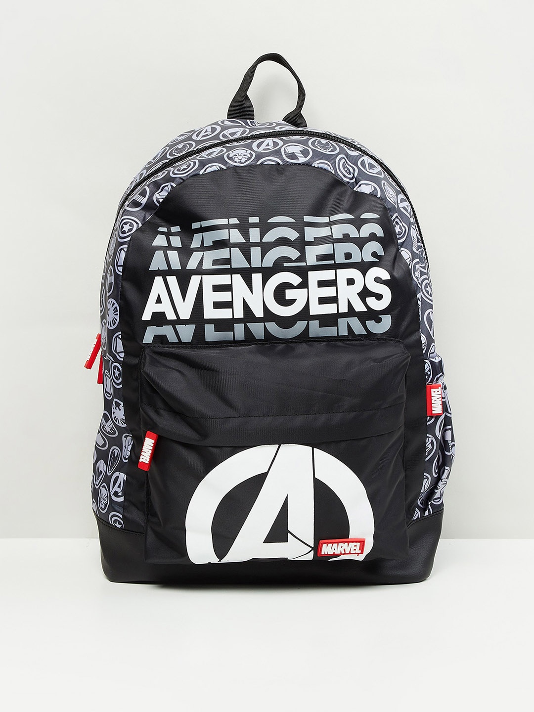 

max Men Avengers Printed Zip-Closure Backpack, Black