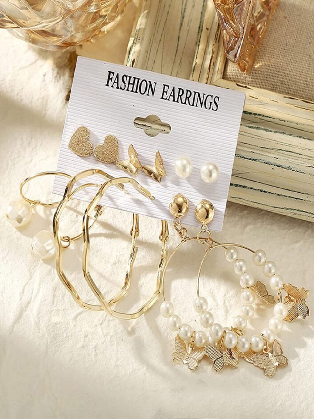 

OOMPH Gold-Toned Circular Hoop Earrings