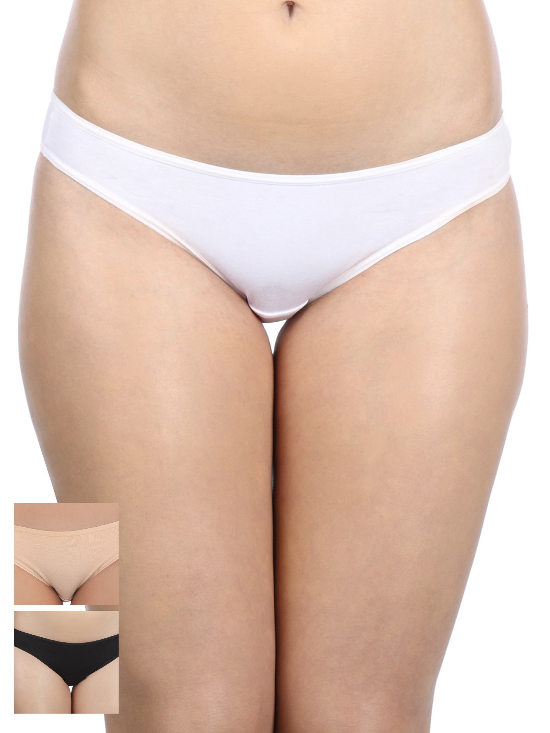 

Triumph Stretty Cotton 80 Medium Coverage Mini Brief - Pack of 3, White