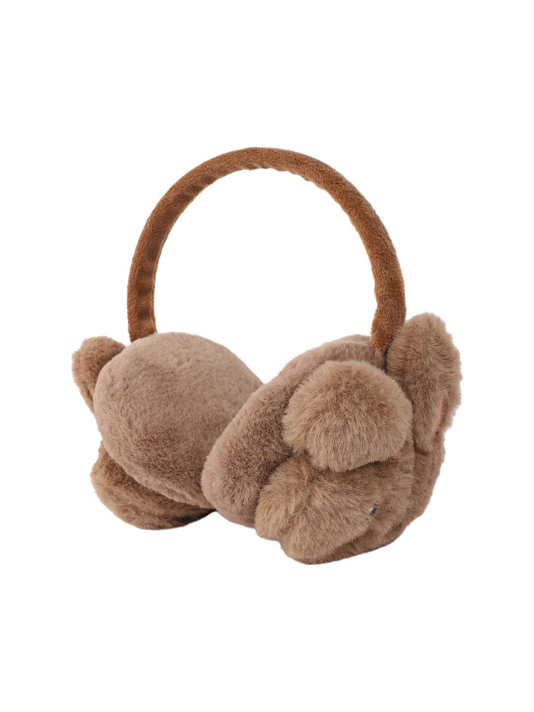 ELLIS Women Fur Hairband, Brown
