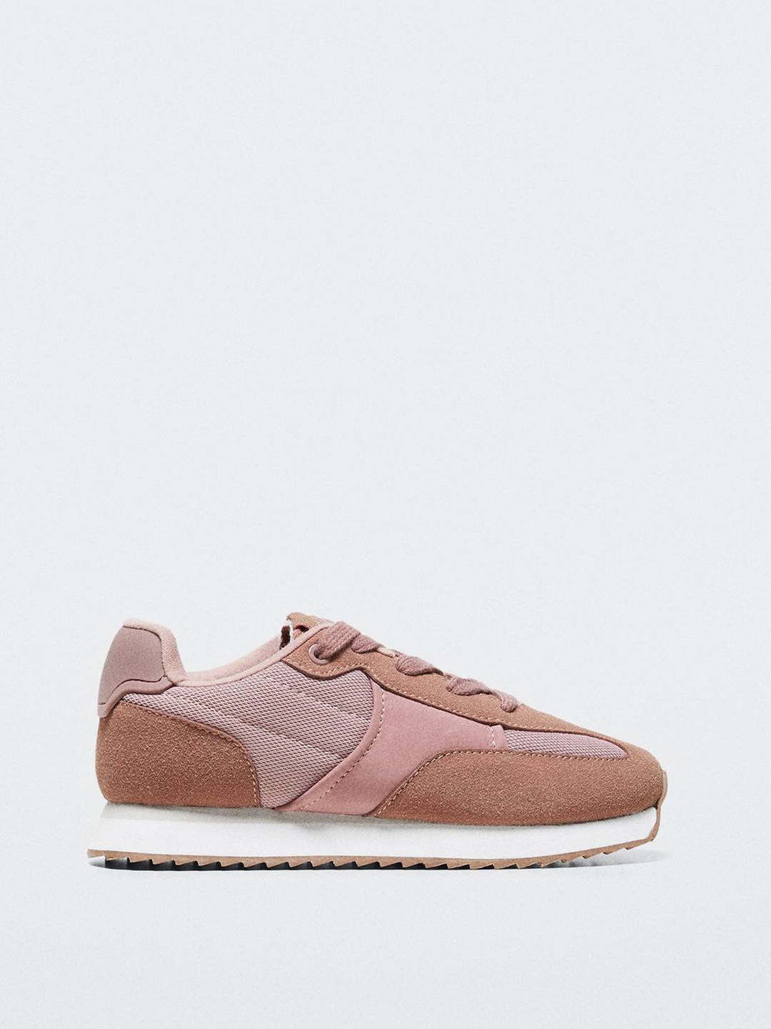 

Mango Kids Girls Colourblocked Sneakers, Brown