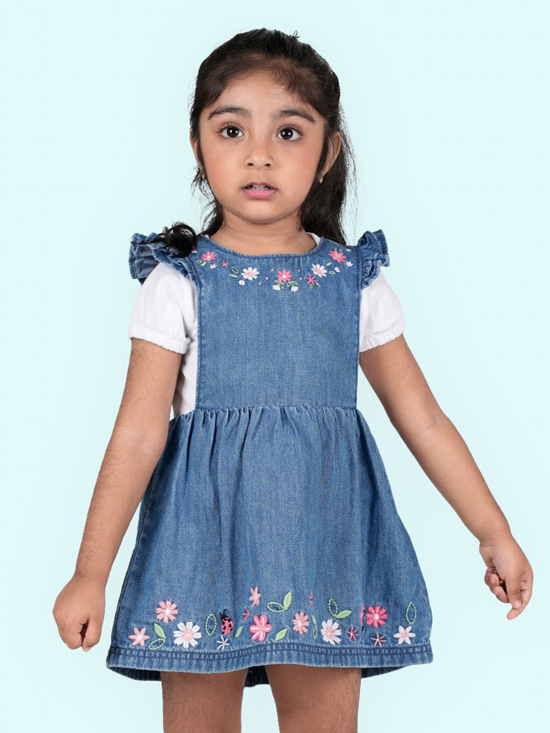 

Zalio Girls Cotton Clothing Set, Blue