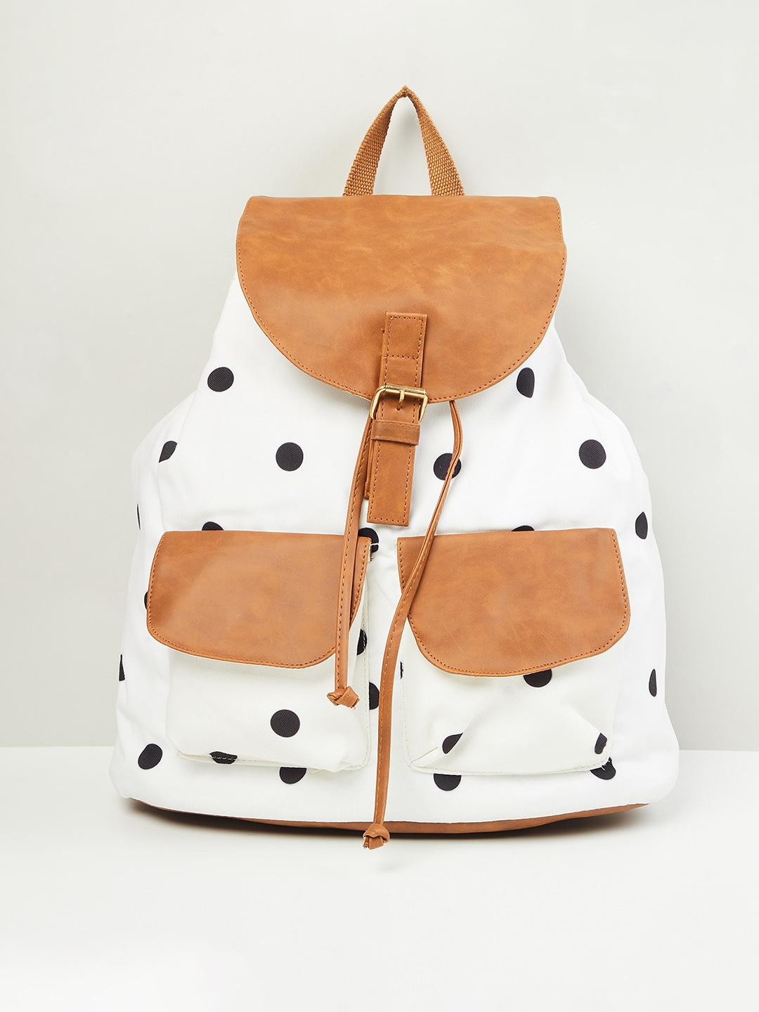 

max Women Printed Backpack, Off white