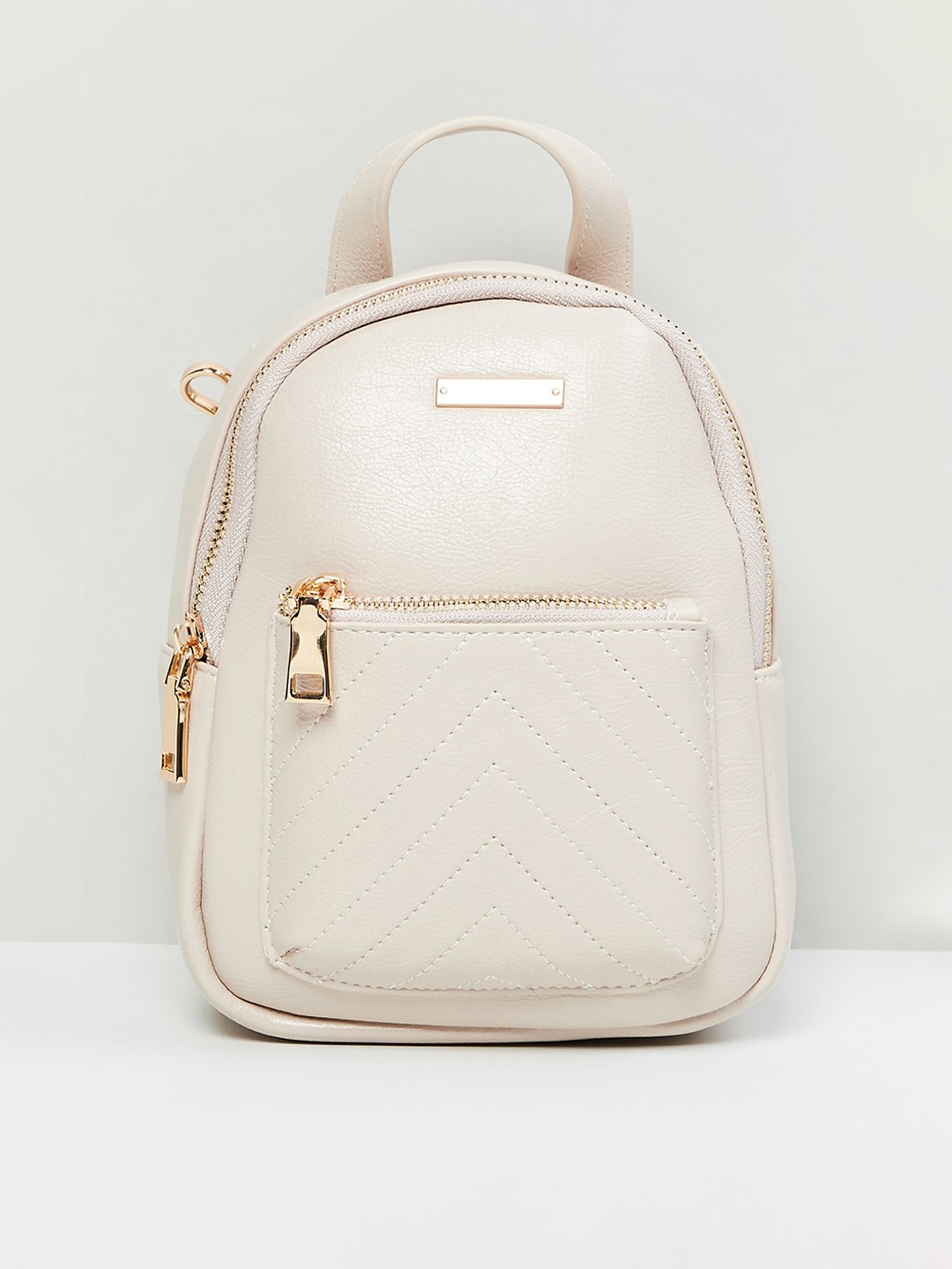 

max Women Beige Backpack