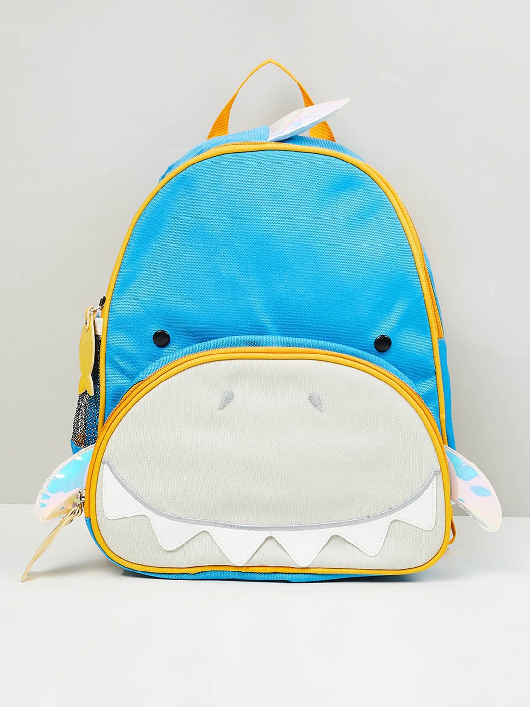 

max Boys Blue & White Colourblocked Backpack