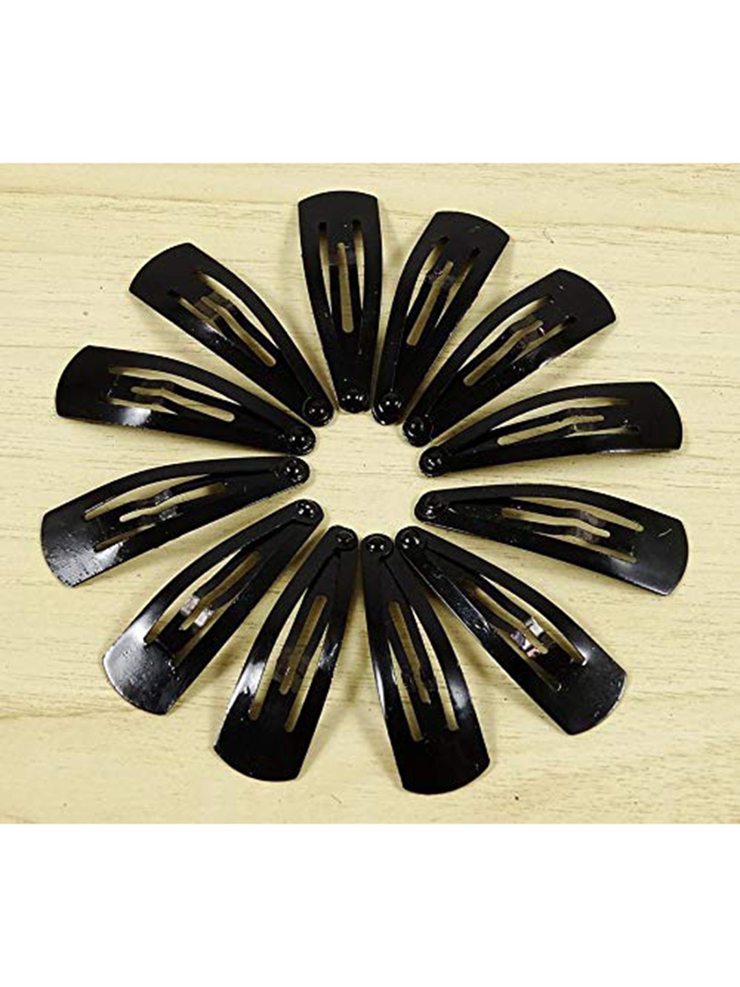 

CHANDERKASH Women Set of 6 Tic Tac Hair Clip, Black
