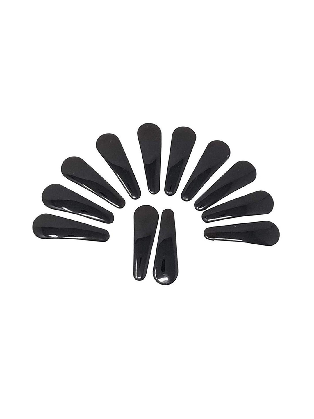 

CHRONEX Pack of 12 Clips Fashion Black Color Tic Tac Hair Clips