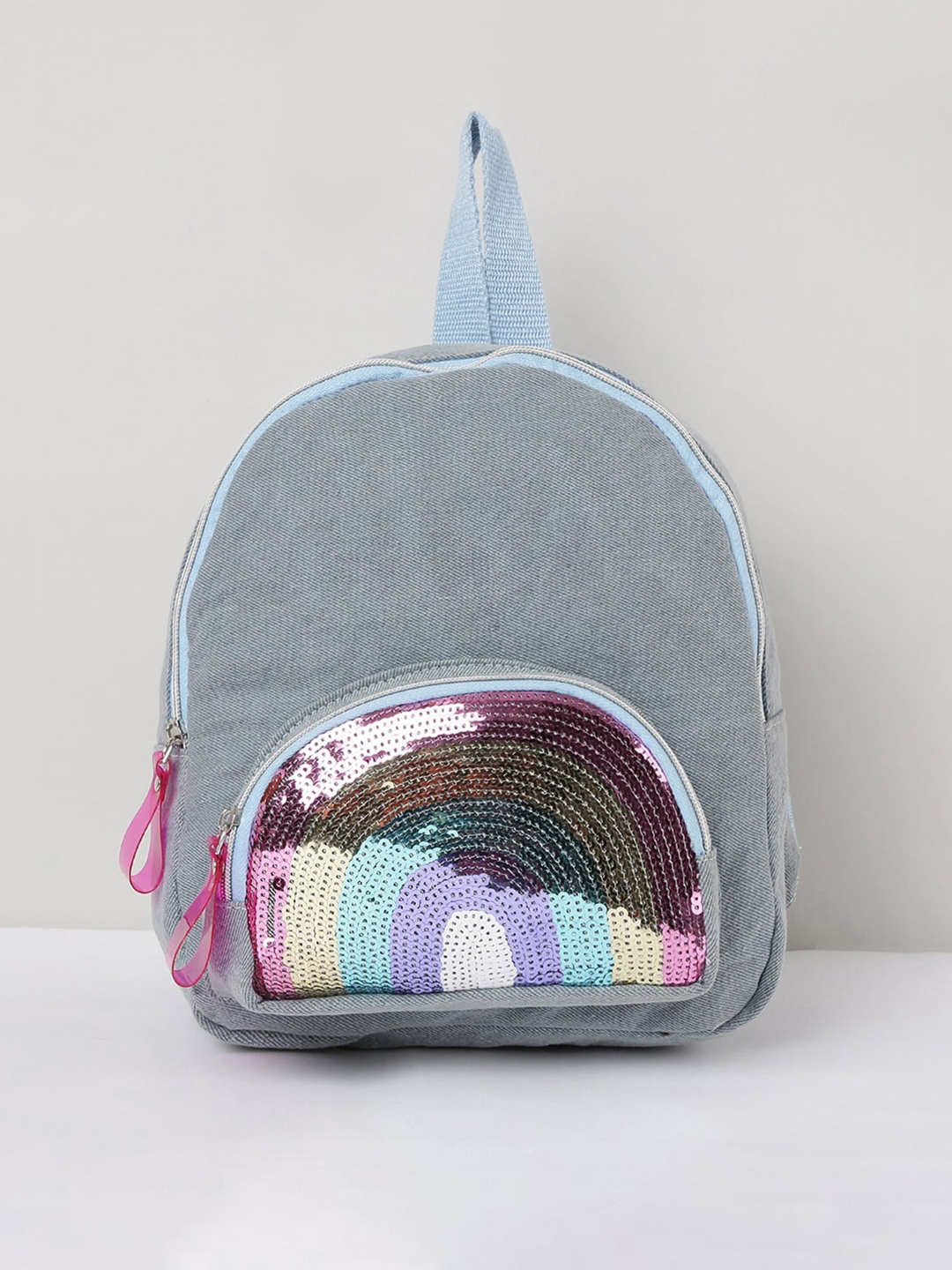 

max Girls Sequinned Backpack, Grey