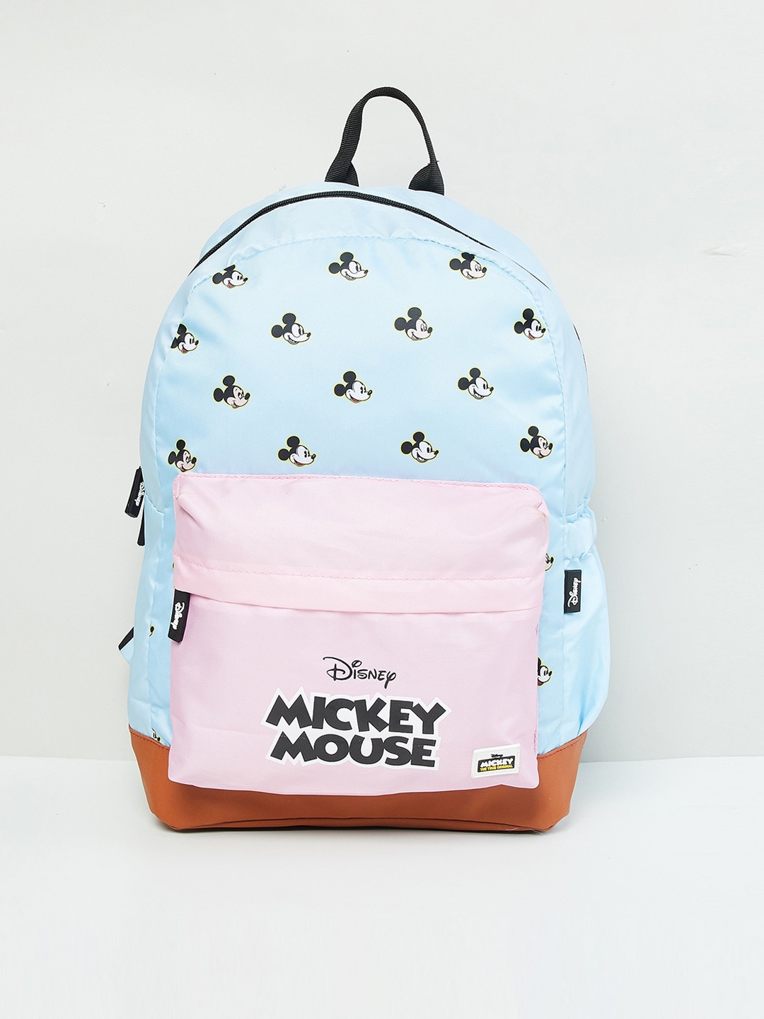 

max Girls Blue & Pink Graphic Backpack