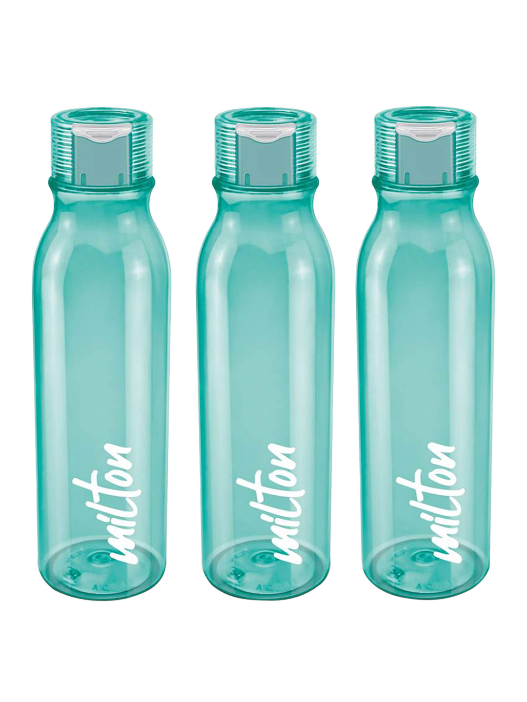 

Milton Set Of 3 Name Tag 1000 BPA Free & Leak Proof Water Bottles 958ml Each, Green
