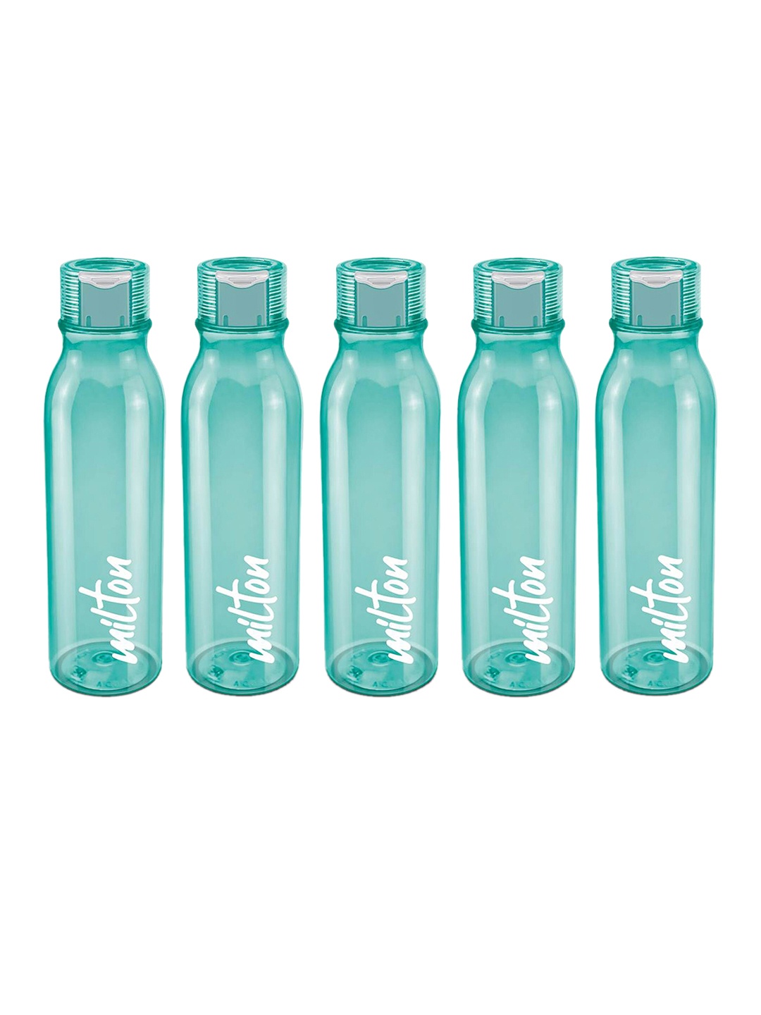 

Milton Set of 5 BPA Free Name Tag Pet Water Bottles 1 Litre, Green