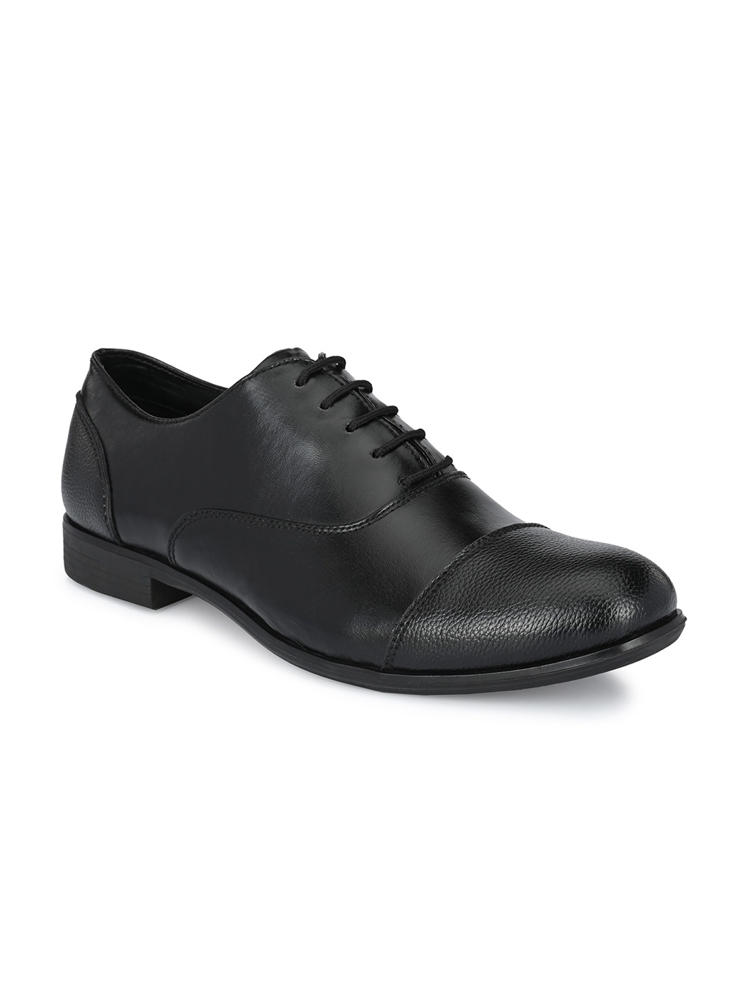 

KLEAT Men Black Solid Formal Oxfords