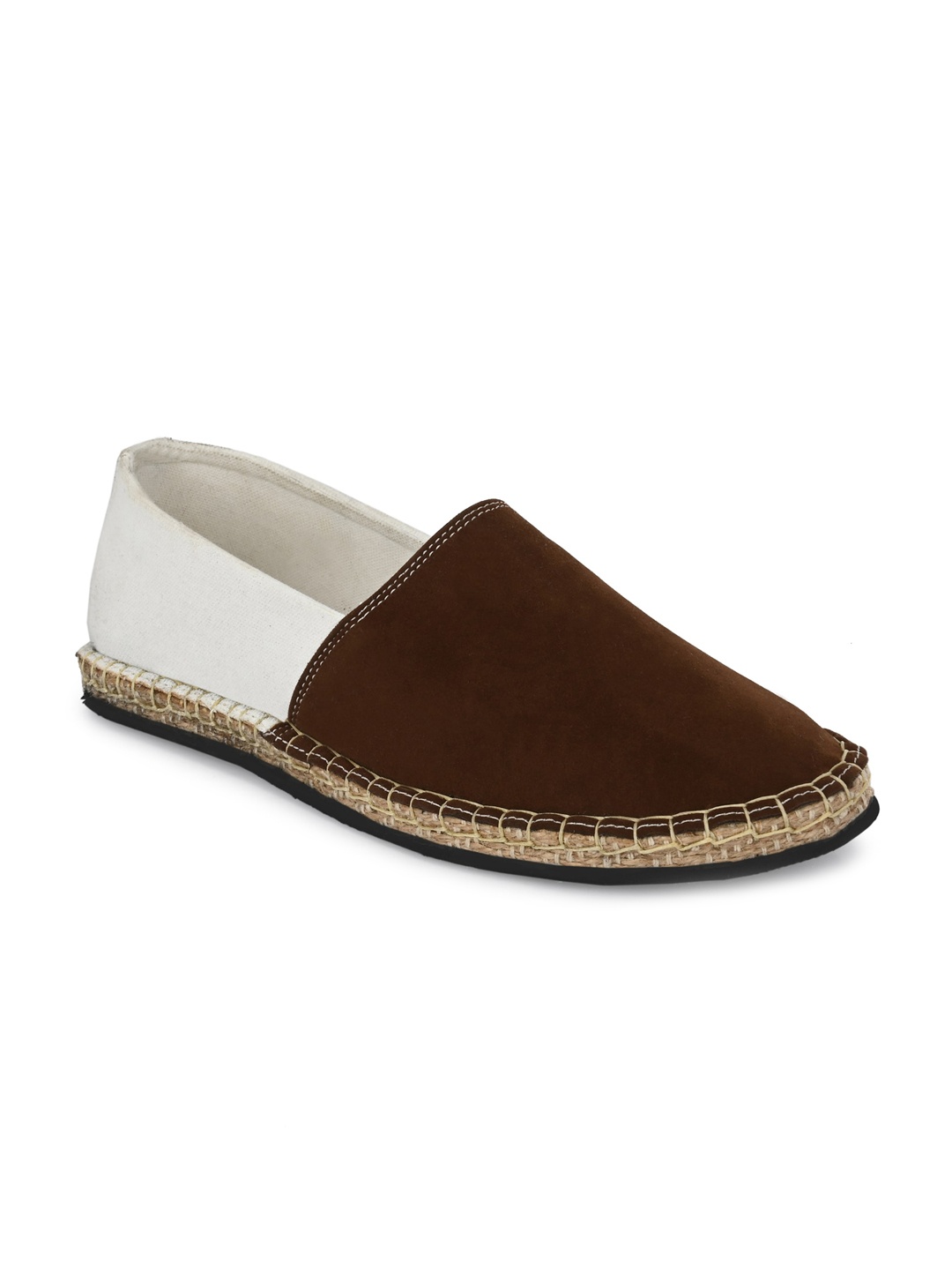 

KLEAT Men Colourblocked Espadrilles, White