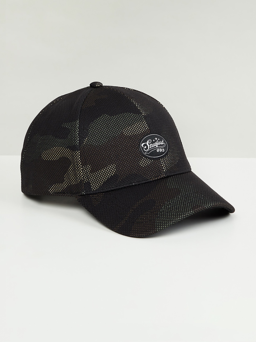 

max Men Textured Cap, Black