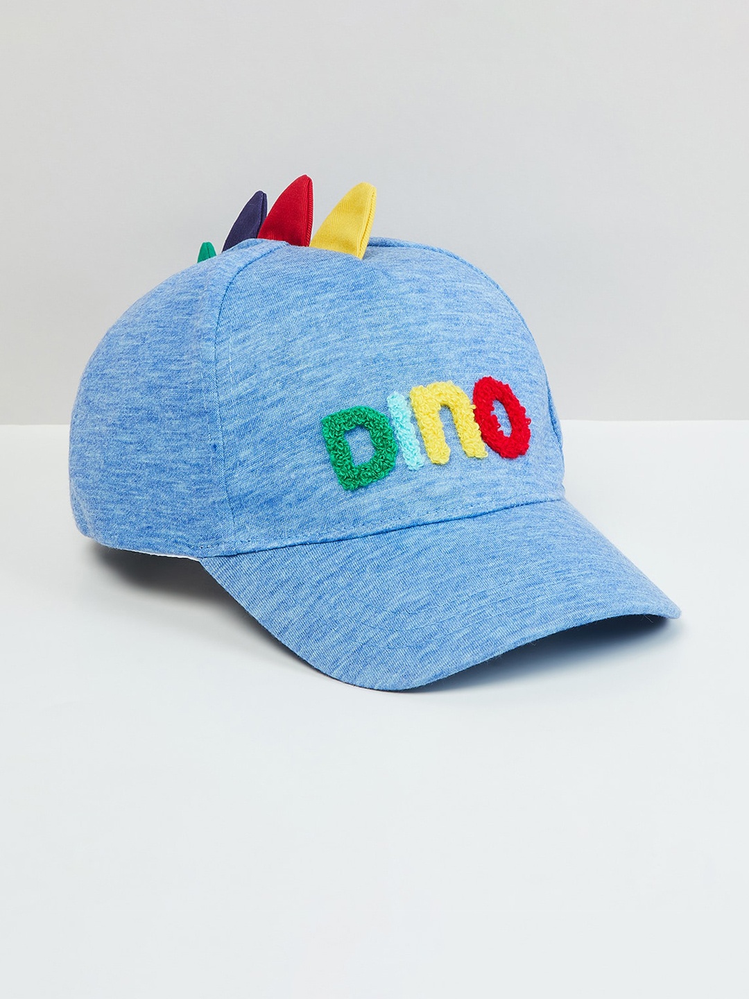 

max Boys Textured Cap With 3-D Applique Detail, Blue