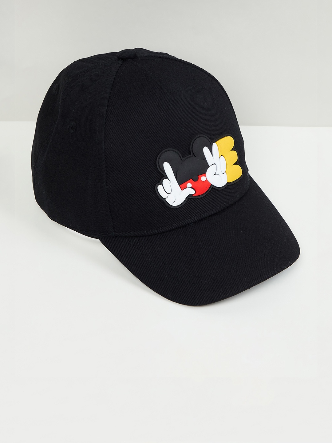 

max Boys Appliqued Cap, Black