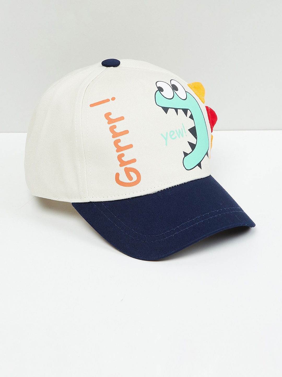 

max Boys Printed Cap, White