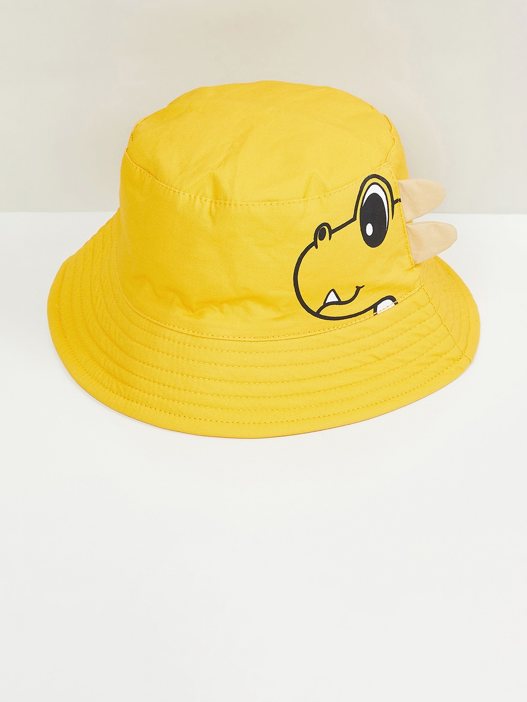 

max Boys Printed Bucket Cap, Yellow