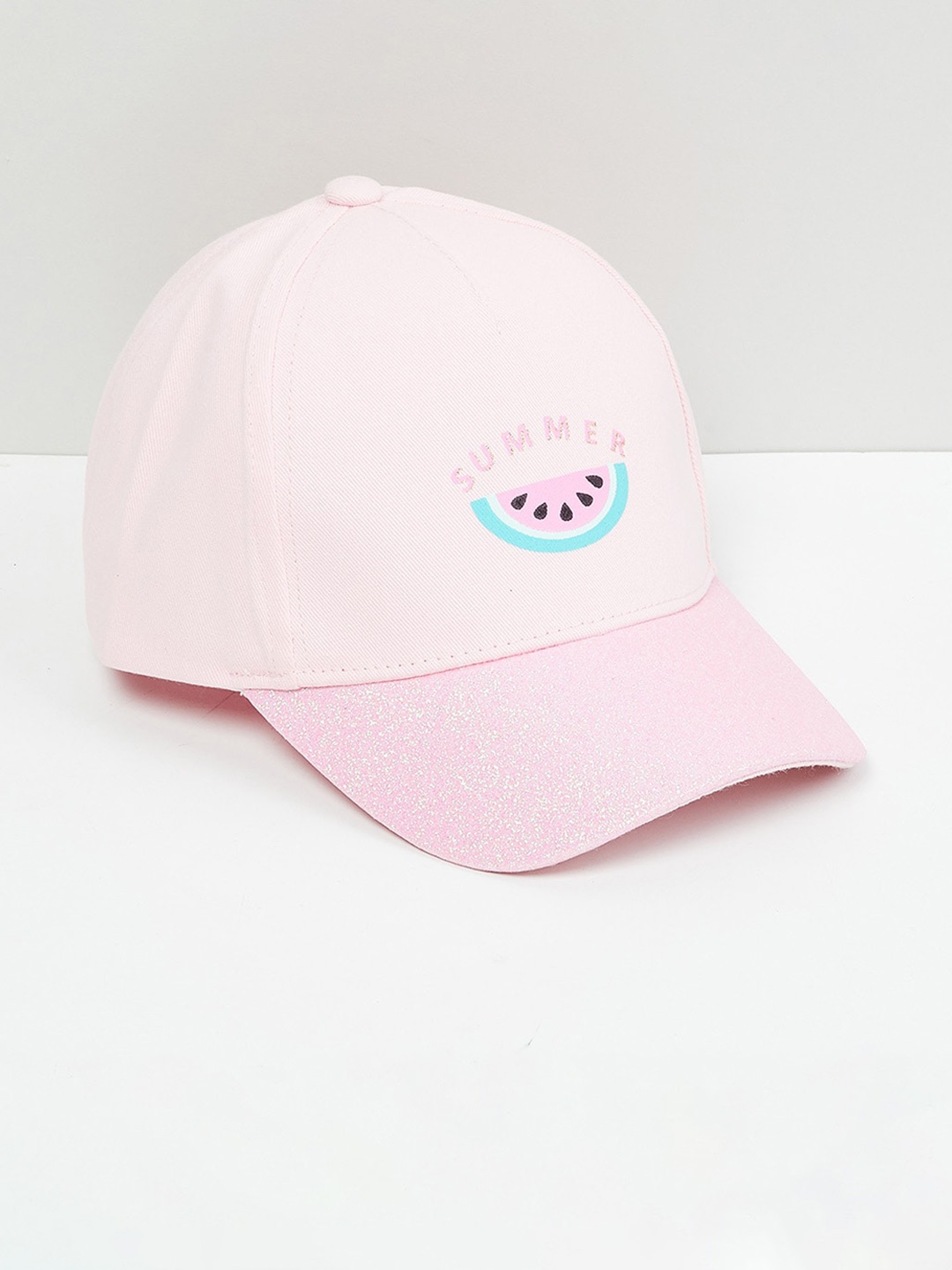 

max Girls Printed Cap, Pink